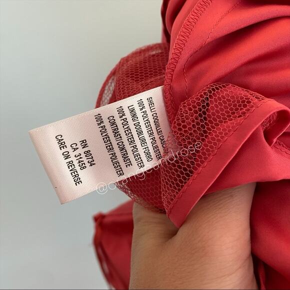 NWT BCBGMAXAZRIA Pink Mini Strapless Dress 6 - Picture 7 of 8